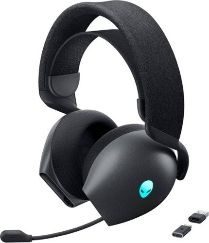 Alienware - AW725H Tri Mode Wireless Gaming Headset for PC, Xbox X|S, Xbox One, PS5, PS4, Switch and Mobile - Dark Side of the Moon