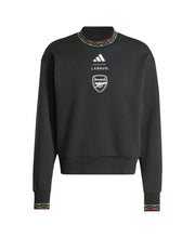 Men's Arsenal adidas X Labrum London 2024/25 Seasonal Pullover Sweatshirt, Black, Large
