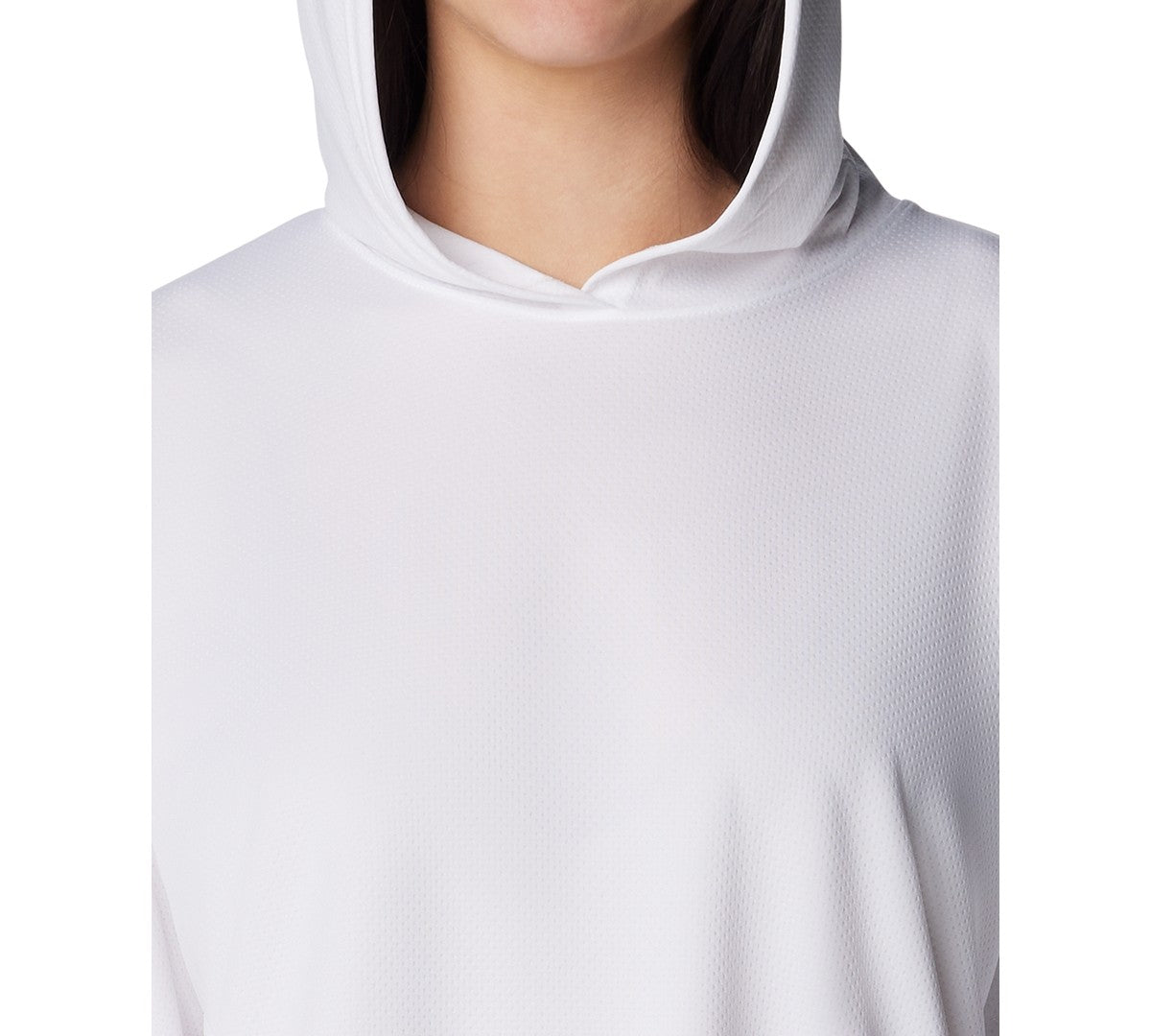 Columbia PFG Solar Streamtm Hoodie Women's Sweatshirt White : XL, Polyester