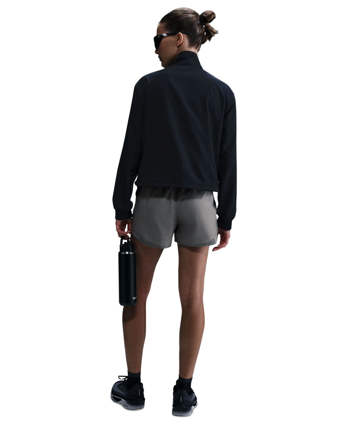 Women's Nike Tempo Shorts Large Smoke Grey/Htr/Reflective Silv