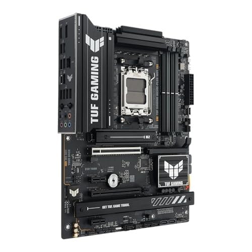 ASUS - TUF GAMING B650E-PLUS WIFI (Socket AM5) AMD B650 ATX DDR5 Wi-Fi 7 Motherboard - Black