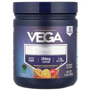 Vega Protein Pre-Workout Energy - Mango Passionfruit Vitamin | 8.5 Oz Powder
