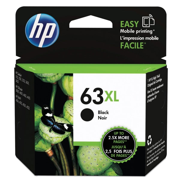 HP 63XL High Yield Ink Cartridge - Black (F6U64AN_140)