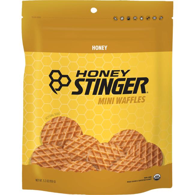Honey Stinger Organic Mini Waffles, Honey, 1 Bag (3 Mini Waffles)