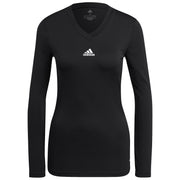 adidas Women's Team Base Long Sleeve T-Shirt - Black, Large