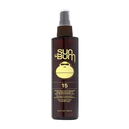 Sun Bum Premium Sunscreen Tanning Oil with Argan Oil  SPF 15  8.5 oz