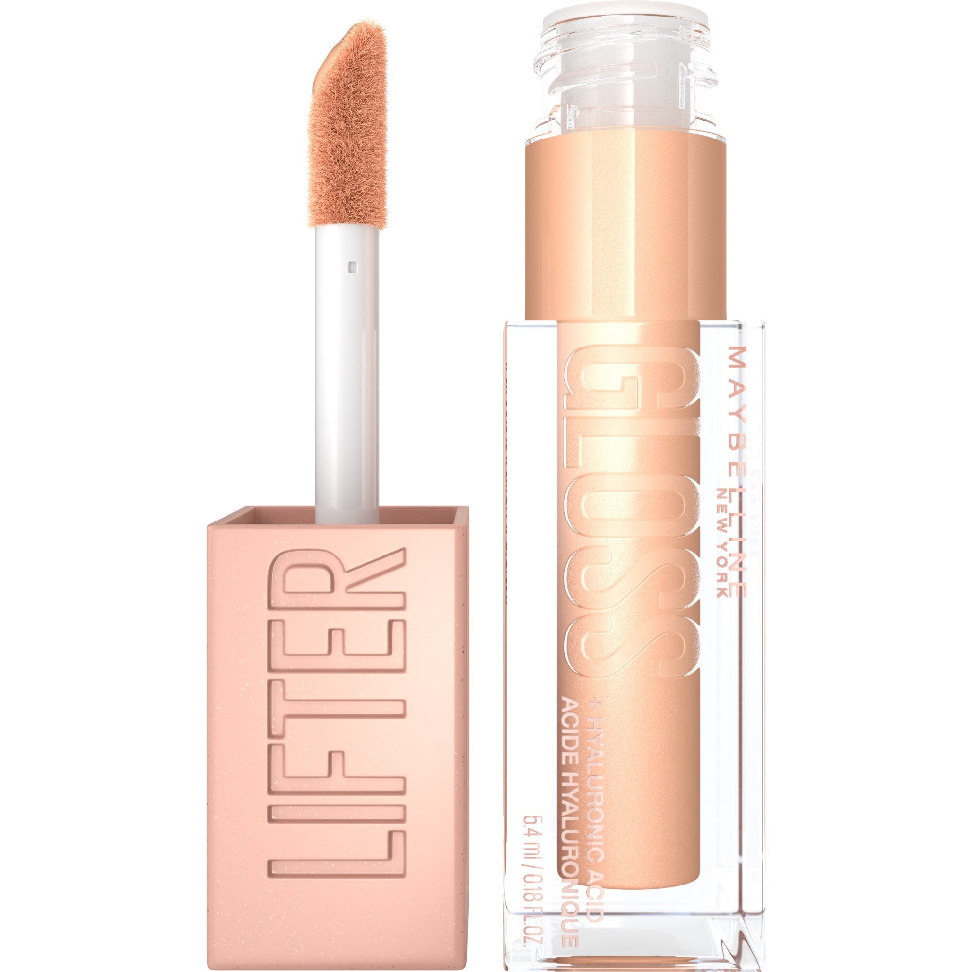 Maybelline Lifter Gloss Lip Gloss with Hyaluronic Acid  Sun