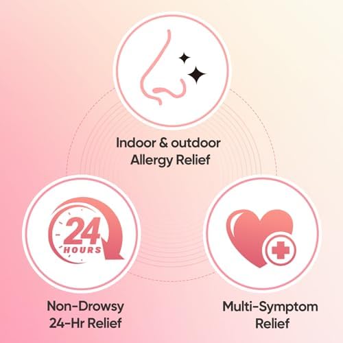 RxZell Non-Drowsy, 24hr Allergy Relief, Fexofenadine HCl 180mg, 30 Tablets