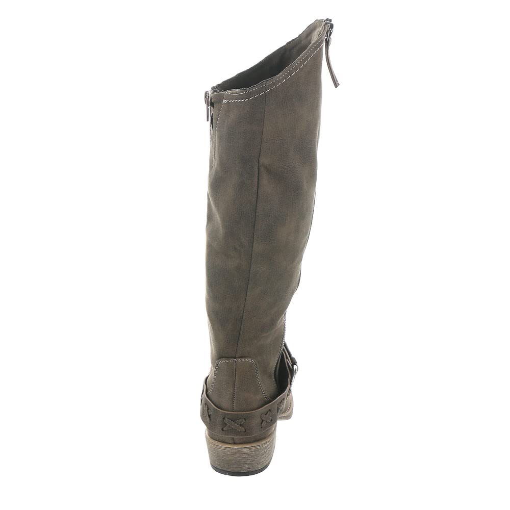 Very G Merlot Women's Riding Boot, Dark Taupe - Size 6