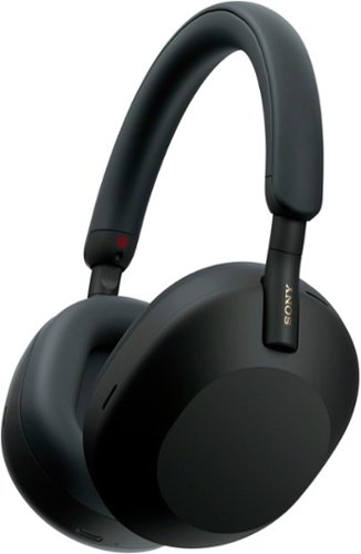 Sony WH-1000XM5 Wireless Headphones with Auto Noise Canceling Optimizer - Black