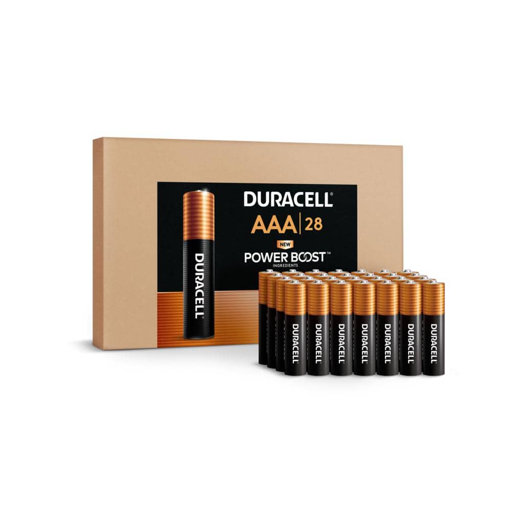 Duracell Coppertop Alkaline Batteries - AAA - 28 Batteries