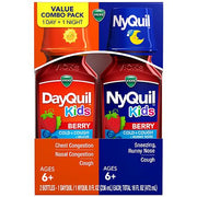 Vicks Kids DayQuil & NyQuil Berry Cold & Cough Medicine Liquid - 16 fl oz