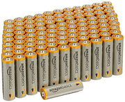 Amazon Basics High-Performance Alkaline Batteries - AA - 100 Batteries
