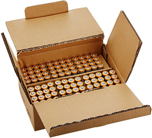 Amazon Basics High-Performance Alkaline Batteries - AA - 100 Batteries