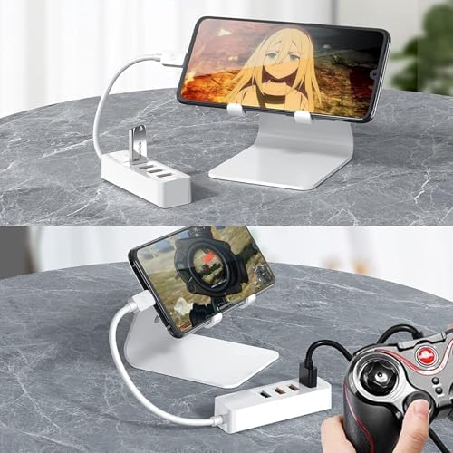 USB-C Hub to USB 3.0 Hub with 4 Ports, Data Transmission 5Gbps - White