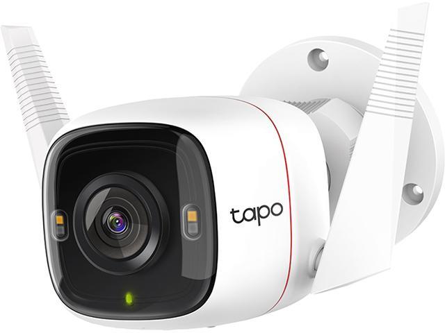 TP-Link Tapo C320WS Wired Weatherproof Outdoor 2K 4MP QHD Security Camera - White