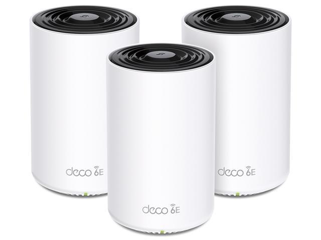 TP-Link Deco XE75 AXE5400 Tri-Band Mesh Wi-Fi 6E System Up to 7200sq ft, 3 Pack