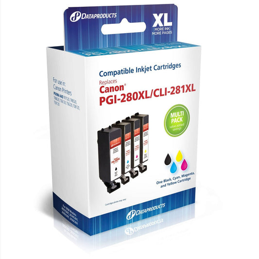 Dataproducts Combo Ink Cartridges for Canon PGI-281XL/CLI-281XL