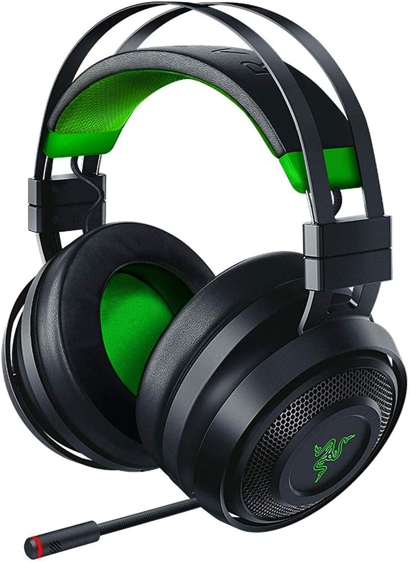 Razer Nari Ultimate Wireless 7.1 Surround Sound Gaming Headset for Xbox Series X & S, Xbox One - Black/Green