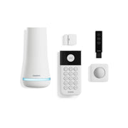 SimpliSafe 5 Piece Wireless Home Security System, Works w/Alexa, Google - White