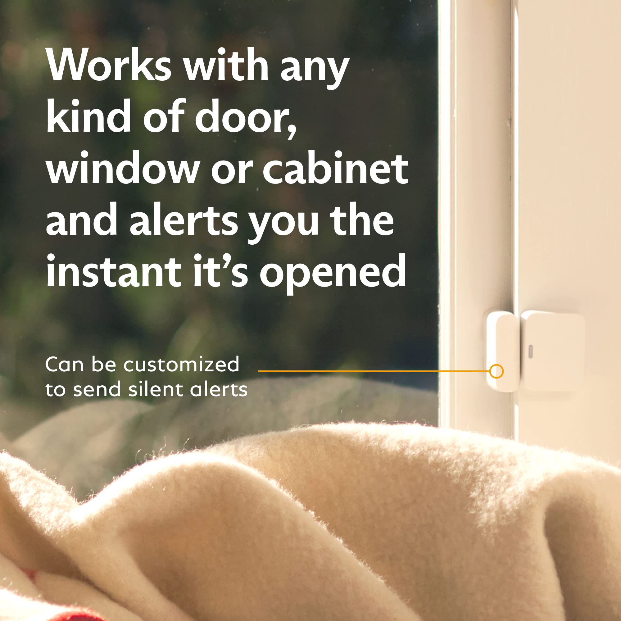 SimpliSafe 5 Piece Wireless Home Security System, Works w/Alexa, Google - White