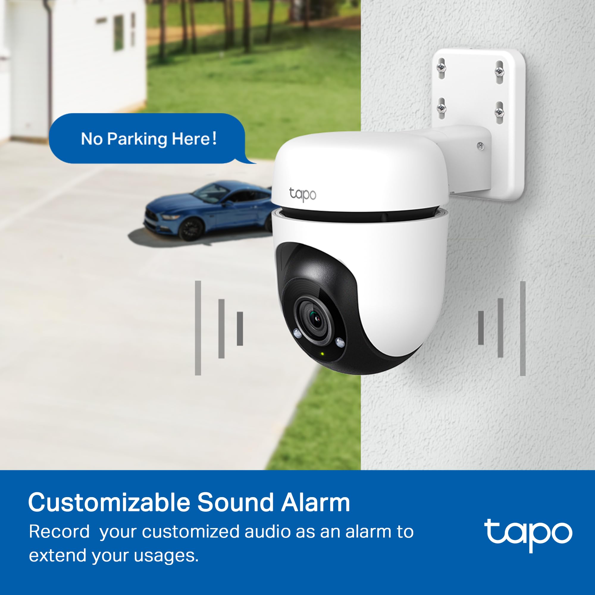 Tapo C500 TP-Link 1080P Outdoor Wired Pan/Tilt WiFi Camera 360° View