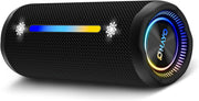 Ohayo X10 MAX Portable Bluetooth Speaker with RGB Lights, IPX7 Waterproof - Glossy Black