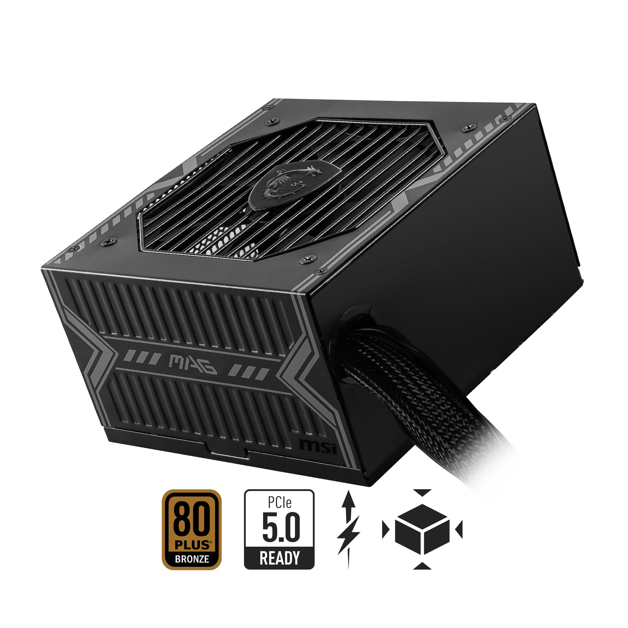 MSI MAG A750BN 750W Fully Wired 80+ Bronze PCIE 5.0 ATX Power Supply