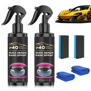 P40 Car Scratch Quick Repair Nano Spray – Instant Invisible Scratch Remover (2 Pack)