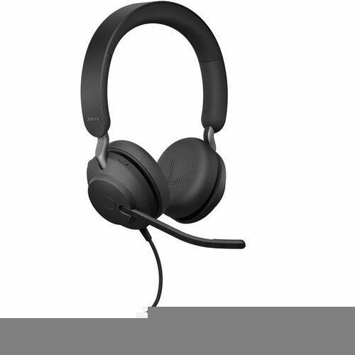 Jabra Evolve2 40 SE Wired Noise Cancelling Stereo Headset, MS Teams USB-C, Black