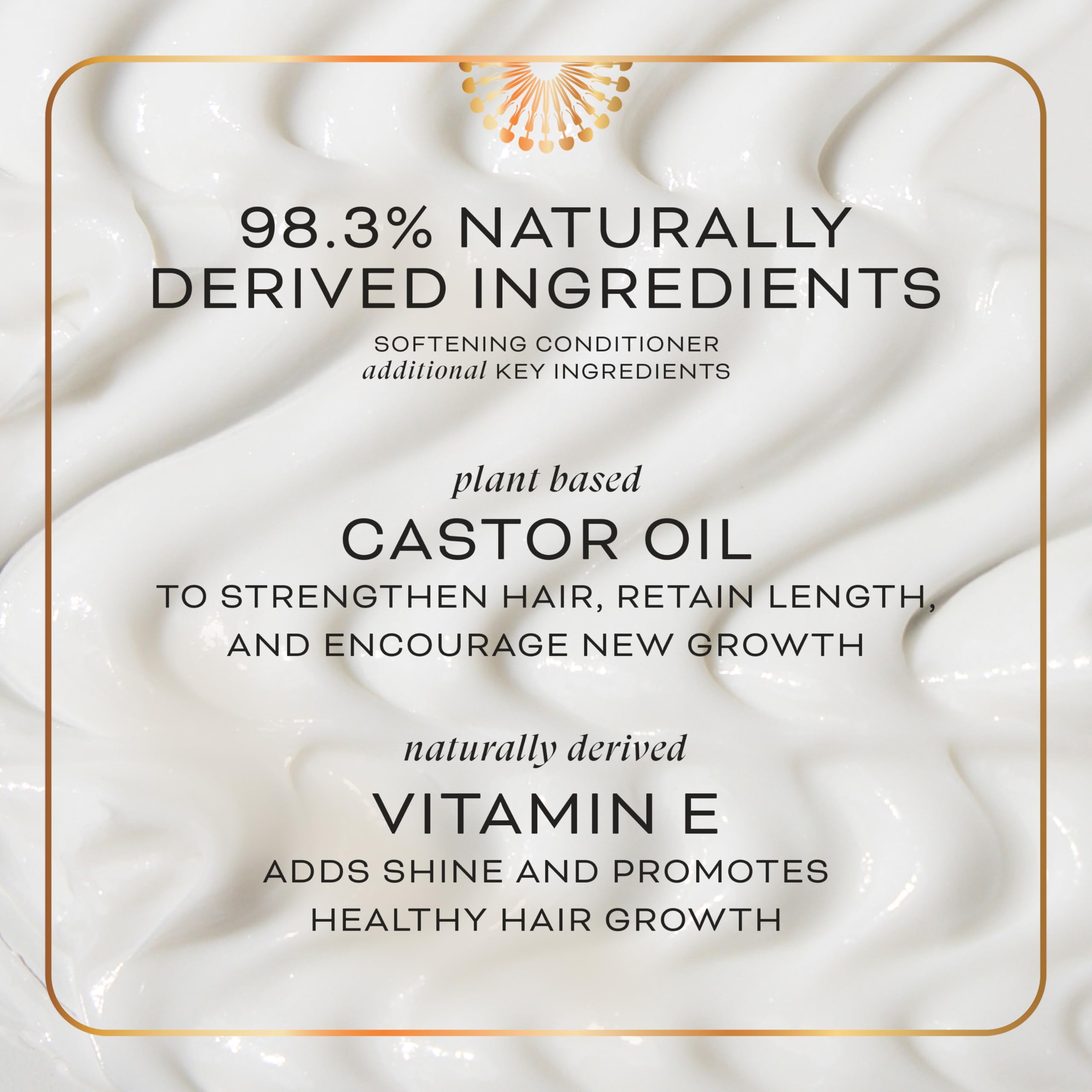 Cheribe Softening Conditioner with Chebe Complex + Castor Oil Strengthens Hair, Promotes Hair Growth & Length Retention For All Hair Textures 2A-4C & Porosities, Sulfate Free, 8 fl oz