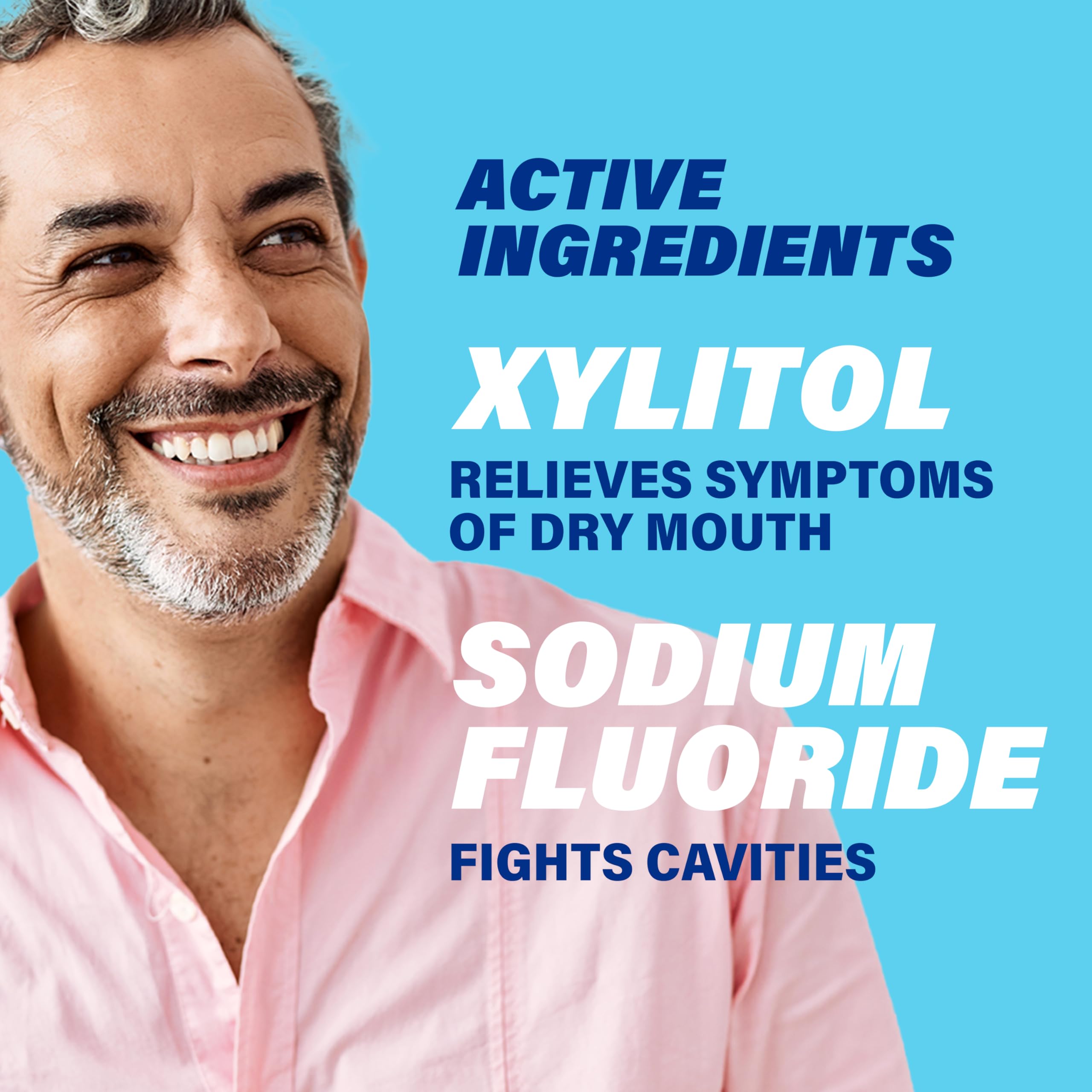 ACT Dry Mouth Anticavity Zero Alcohol Fluoride Mouthwash - Soothing Mint, 33.8 fl. oz.