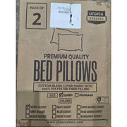 UTOPIA BEDDING - Premium Quality Pillows 2 Pack