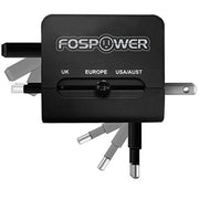 FosPower FUSE Universal World Wide 3.1A Traveler AC Charger Adapter with Dual USB Port for Apple iPhone 6S/6/5/5S/5C/4S, Samsung Galaxy S6/S5/S4/Note