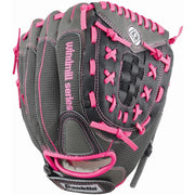 Franklin Sports Fastpitch Softball Gloves - Windmill Adult + Youth Fielding Gloves - Left + Right Handed Softball Gloves for Women + Girls - 11" Inch + 12" Inch Gloves - Pink + Green