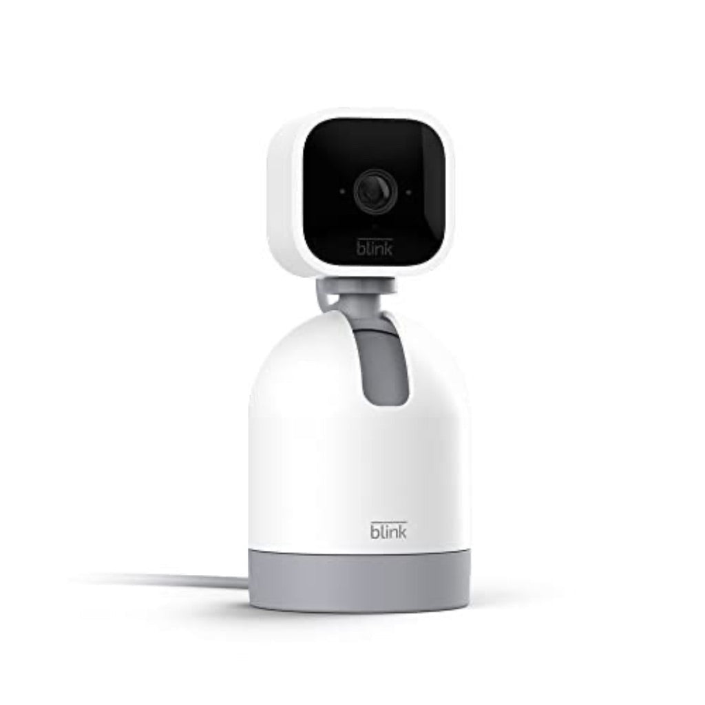 Blink Mini Pan-Tilt Wireless Indoor Surveillance Camera - White