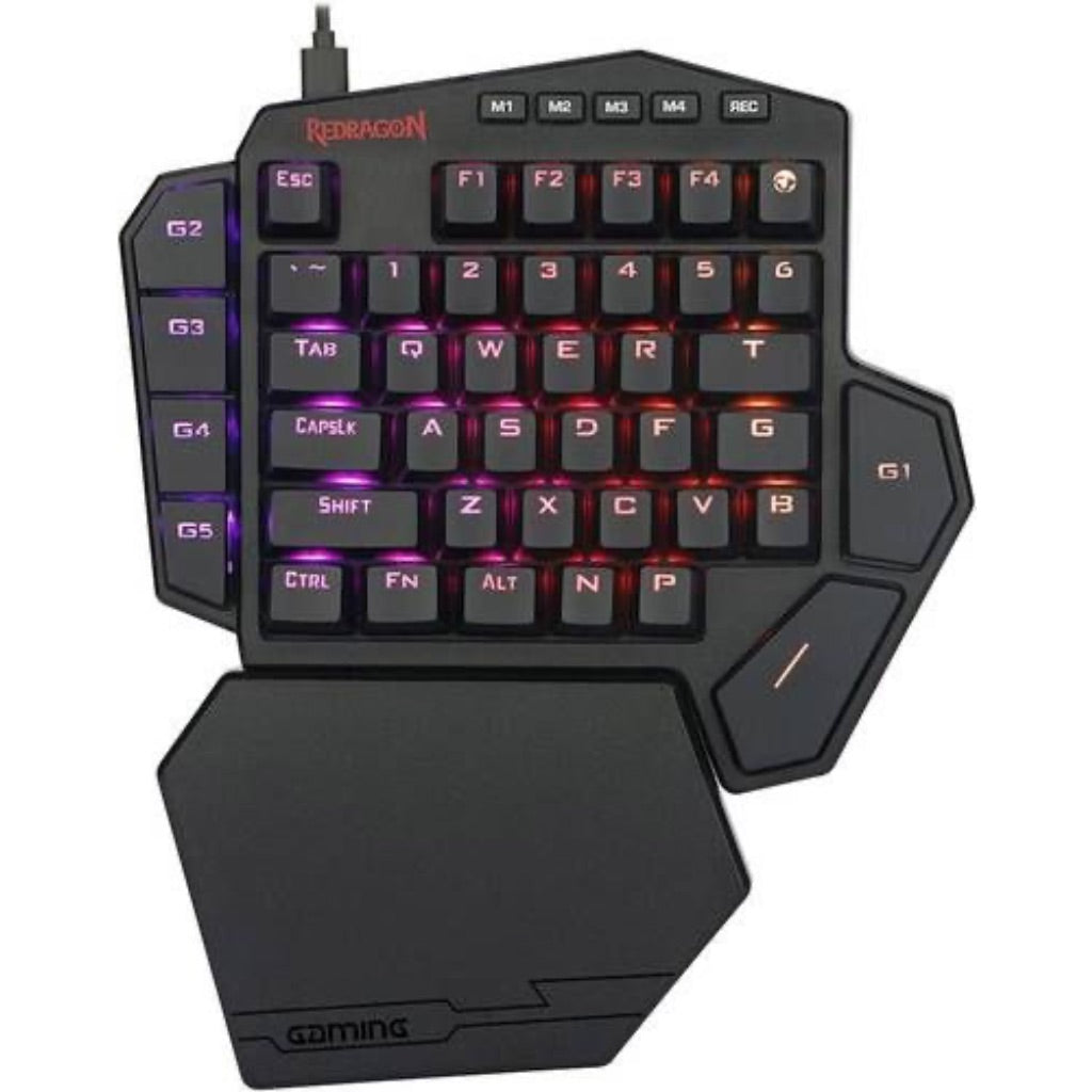 Redragon K585 PRO Wireless One-Handed Mechanical Keyboard 42 Keys 3-Mode RGB 40% Gaming Keypad