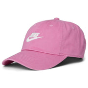 Nike Kids Club Unstructured Futura Wash Cap (Little Kid/Big Kid) Baseball Caps Magic Flamingo/White, Cotton
