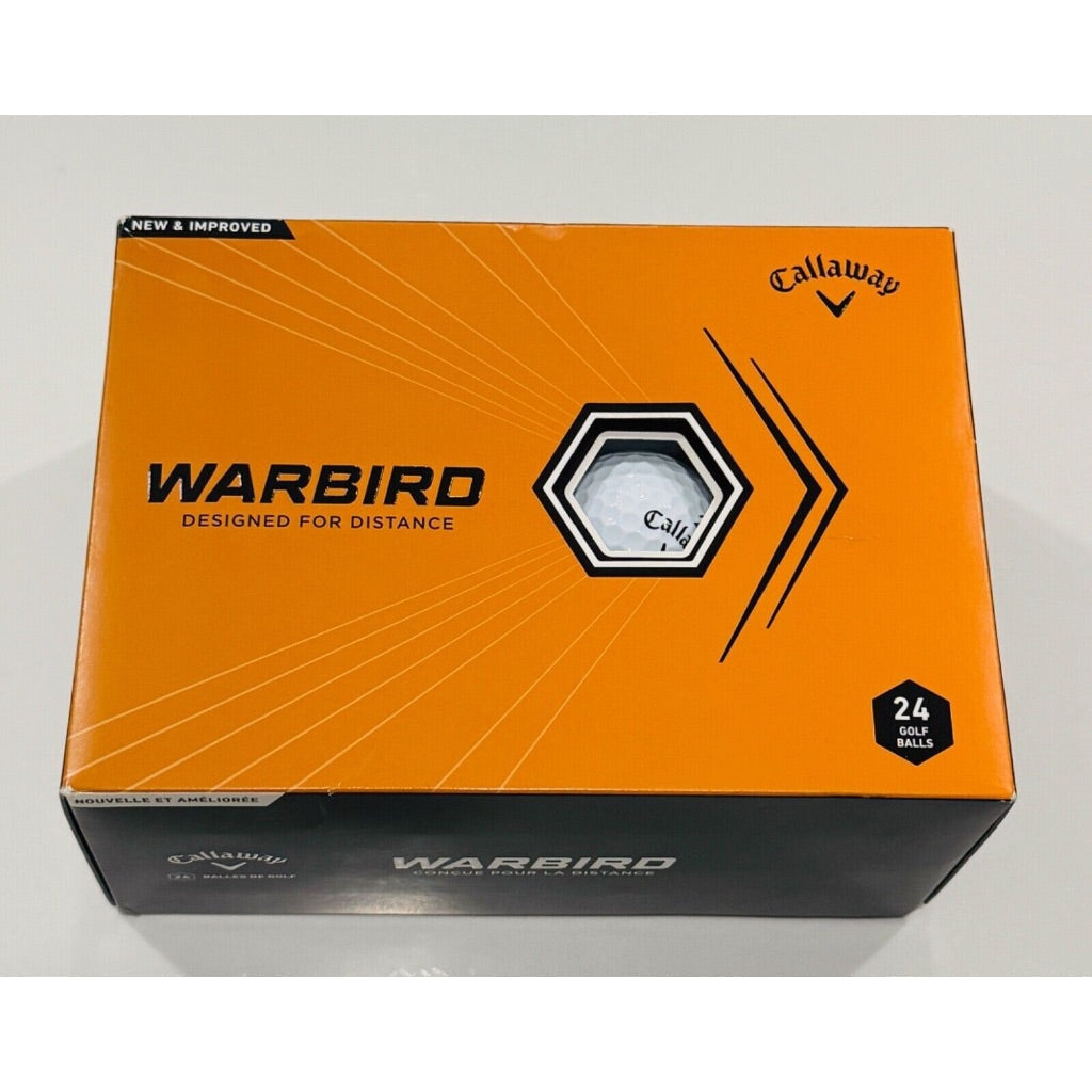 Brand New Callaway Warbird Distance Golf Balls White 24 Balls Total 2 Dozen