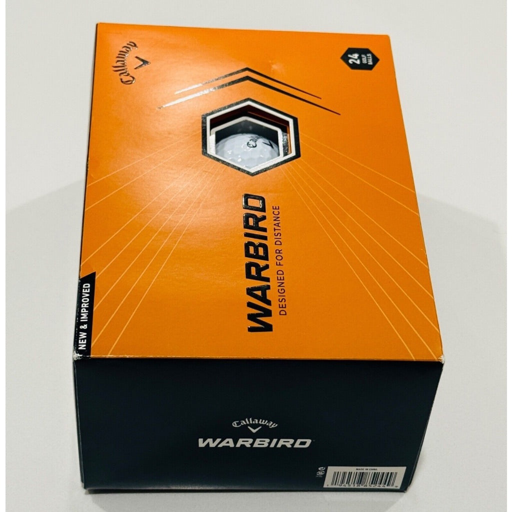 Brand New Callaway Warbird Distance Golf Balls White 24 Balls Total 2 Dozen
