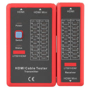 Oumefar HDMI/Mini-HDMI Cable Tester - Battery Operated, High Definition w/20 LED Light Status Indictors