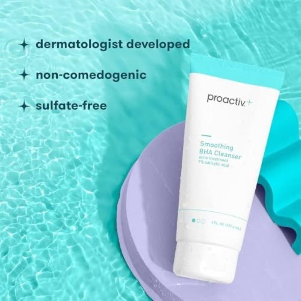 Proactiv+ Smooth BHA Cleanser Acne Treatment with 1% Salicylic Acid, 6 fl. oz.