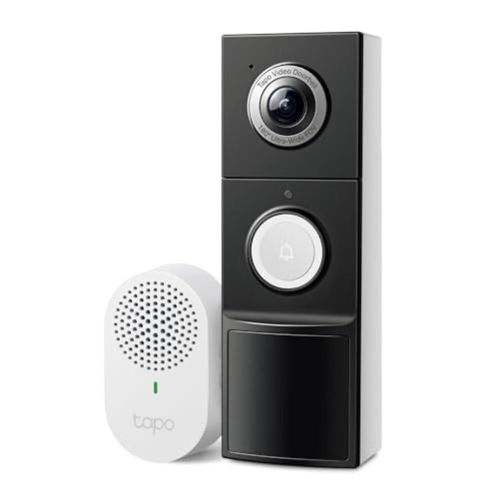 TP-Link Tapo Smart Wi-Fi Video Doorbell Camera with Chime, Battery or Wired (Tapo D225)