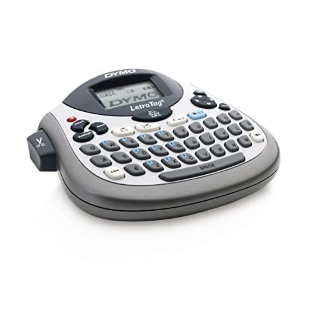 Dymo LetraTag LT-100T Labelmaker | Portable Label Printer with QWERTY Keyboard | Silver