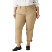 Levi's Trendy Plus Size Mid-Rise Boyfriend Jeans, Size 16W, Unbasic Khaki