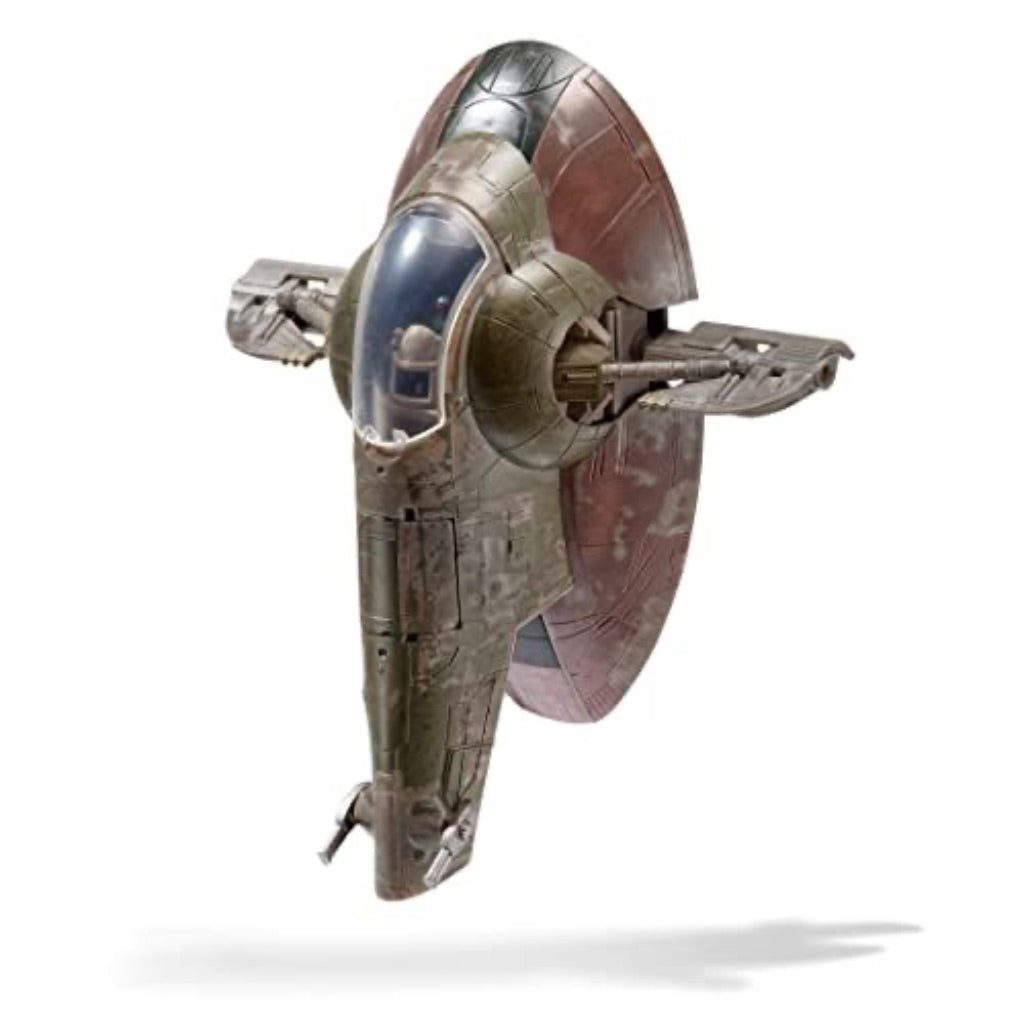Star Wars Micro Galaxy Squadron Boba Fett’s Starship - 7-Inch Starship Class Vehicle with 1-Inch Boba Fett and Fennec Shand Micro Figure Accessories