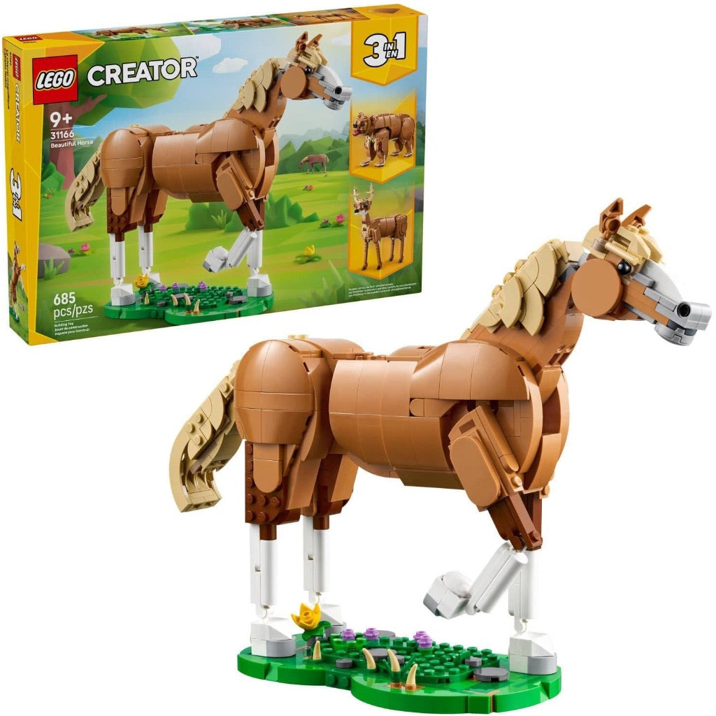 LEGO Creator 3-in-1: Beautiful Horse - 685 Pieces (31166)