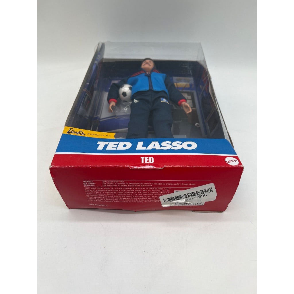 Barbie Collectible Ted Lasso Doll with Displayable Packaging