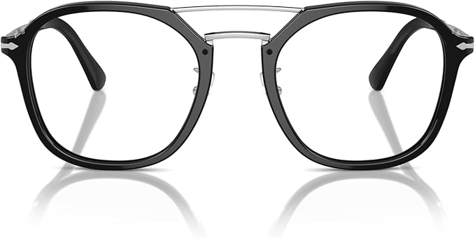 Persol Unisex Adult PO3352V Eyewear Frames - Black, 51/22/145