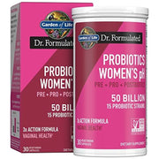 Garden of Life Dr. Formulated Probiotics Women's pH Pre + Pro + Postbiotics, 50 Bil. - 30 Capsules